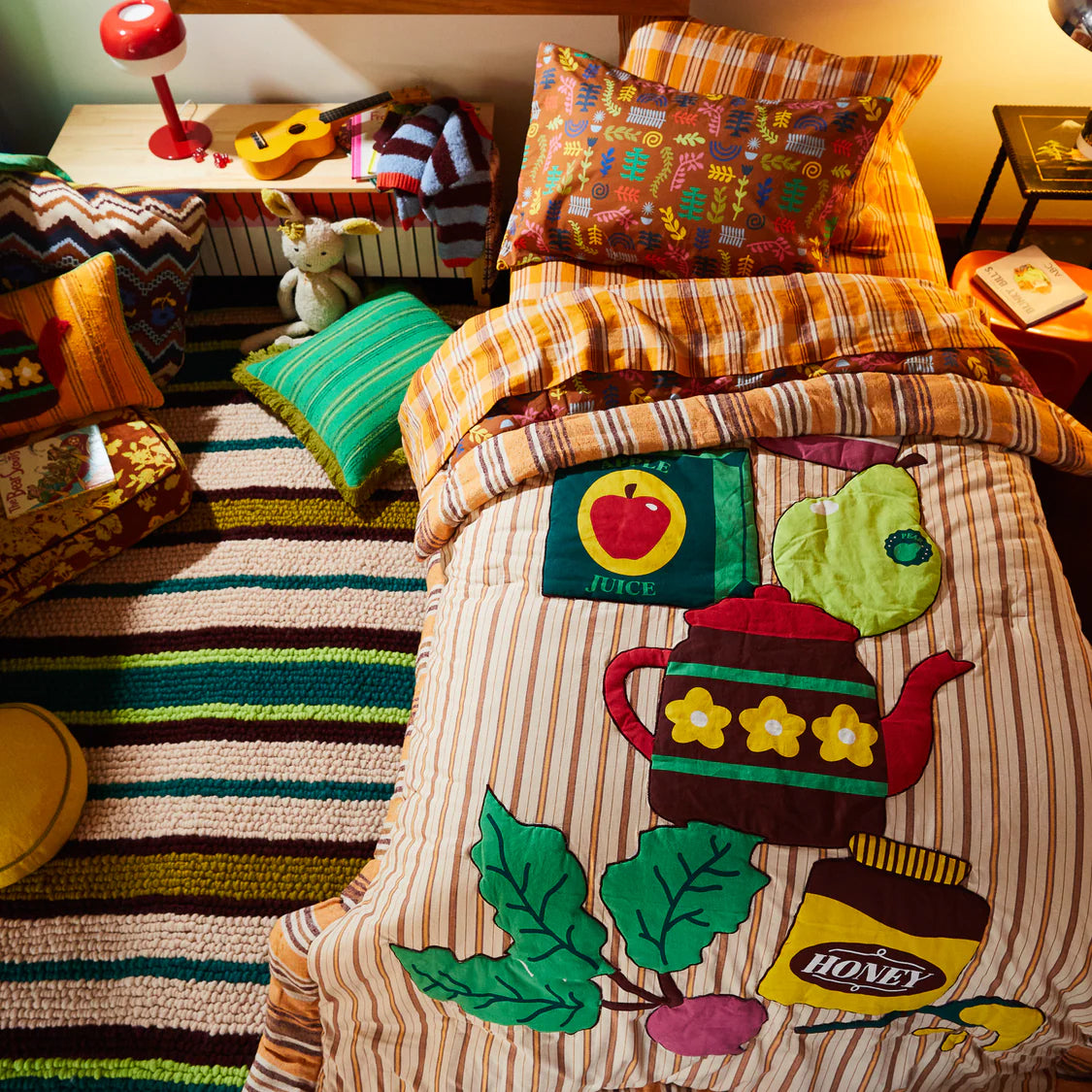 Teo Bedcover | Sage x Clare