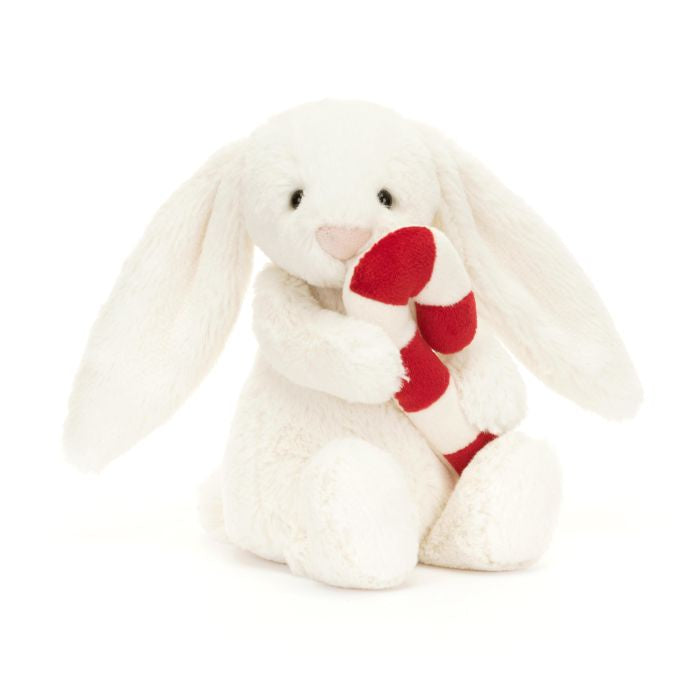 Bashful Bunny with Candy Cane | Jellycat