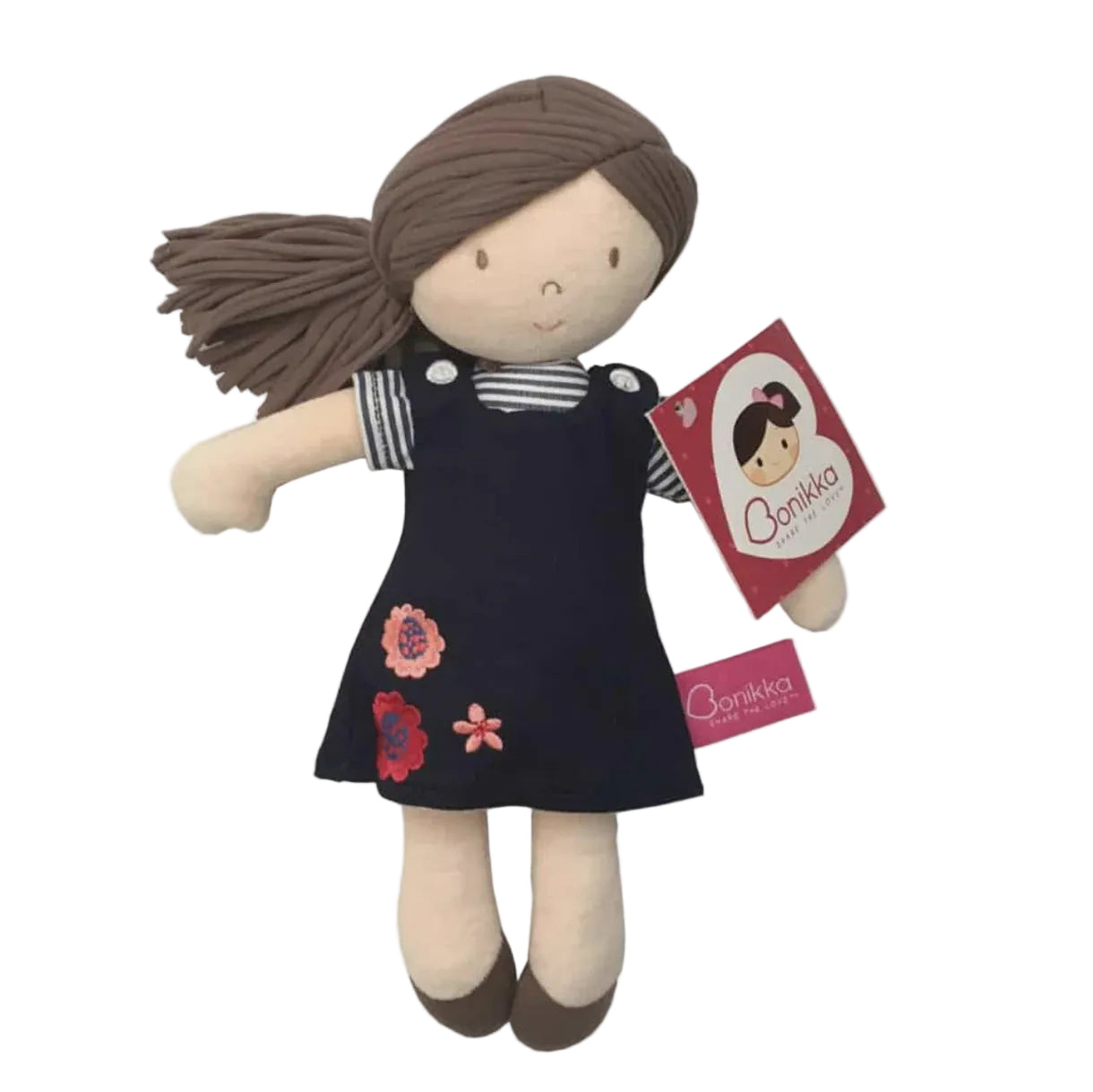 Ruby - Dark Brown Hair & Dark Blue Dress | Tikiri Bonikka Collection