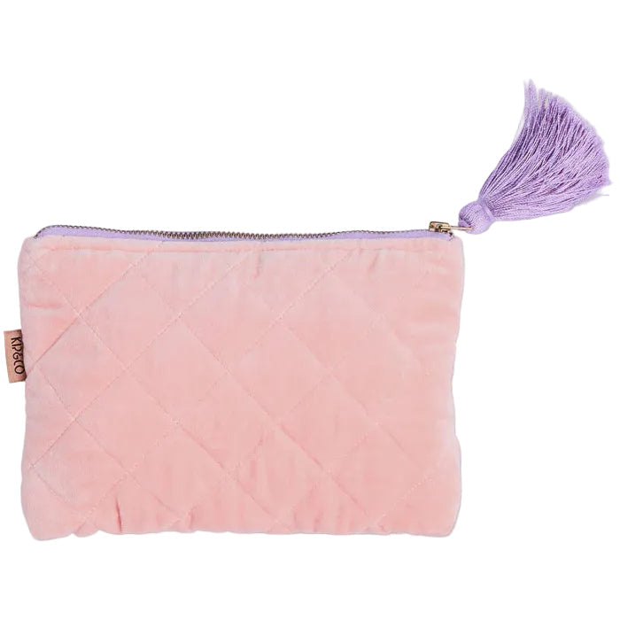 Sherbet Velvet Cosmetics Purse | Kip & Co