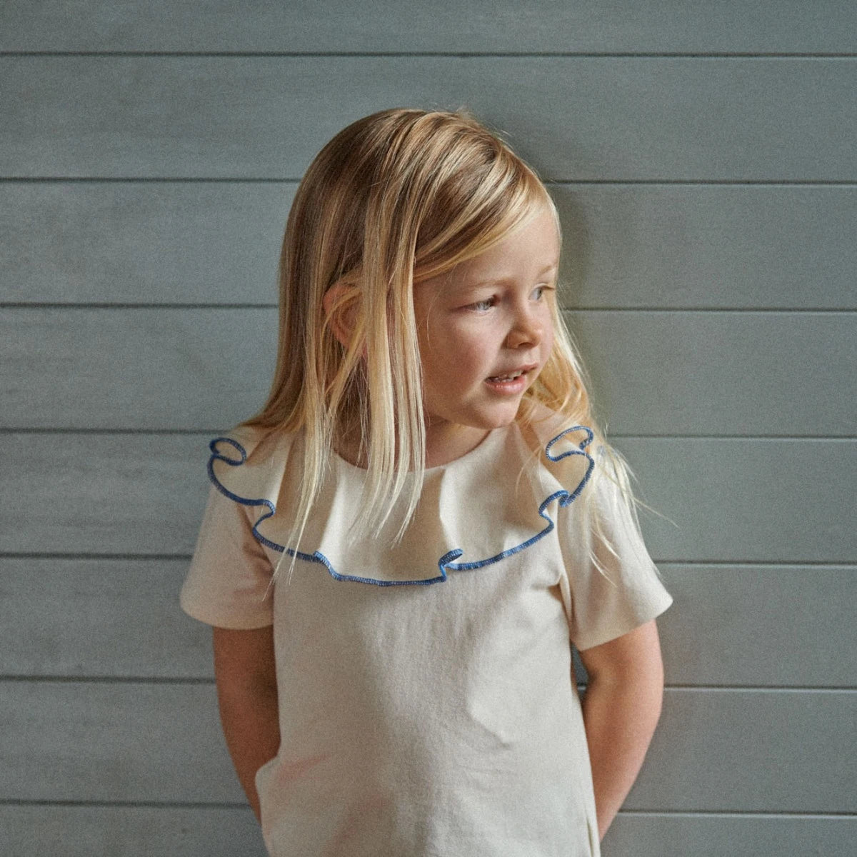 SS TATE RUFFLE TOP | Natural | Nature Baby