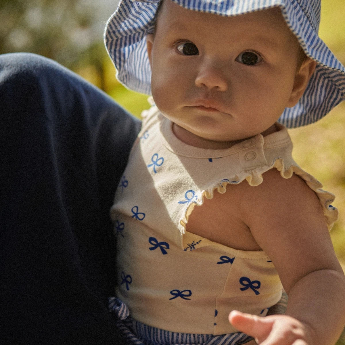 FLEUR BODYSUIT. Ribbons Print | Nature Baby