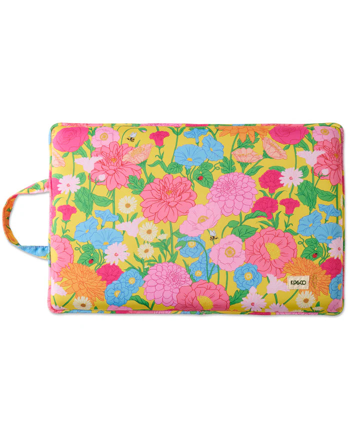 Follow The Sun Yellow Garden Kneeling Mat One Size | Kip & Co