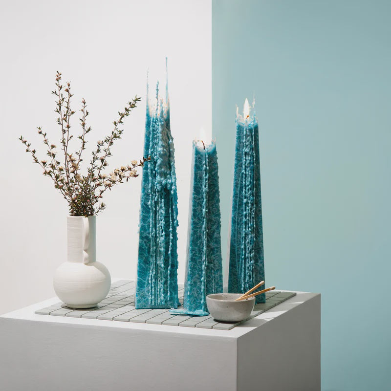 Ocean Sage Icicle Candles | Living Light