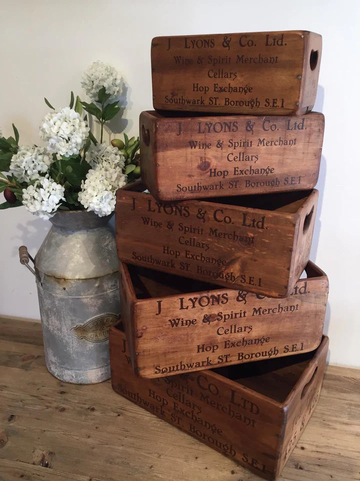 Box with Hole Handles | Blue Goose Imports