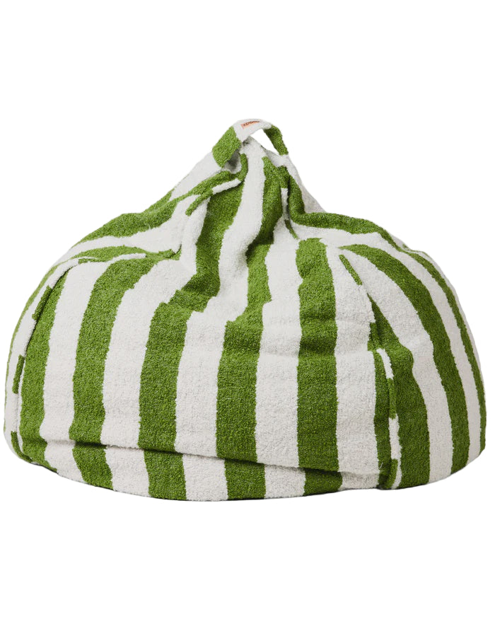 Moss Stripe Boucle Beanbag One Size | Kip & Co