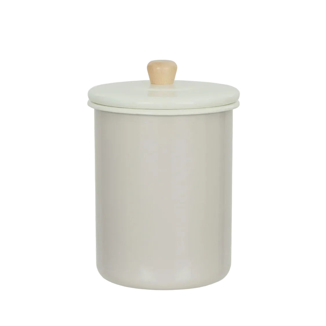 Daylesford Enamel Canister 4L Cream | Davis & Waddell