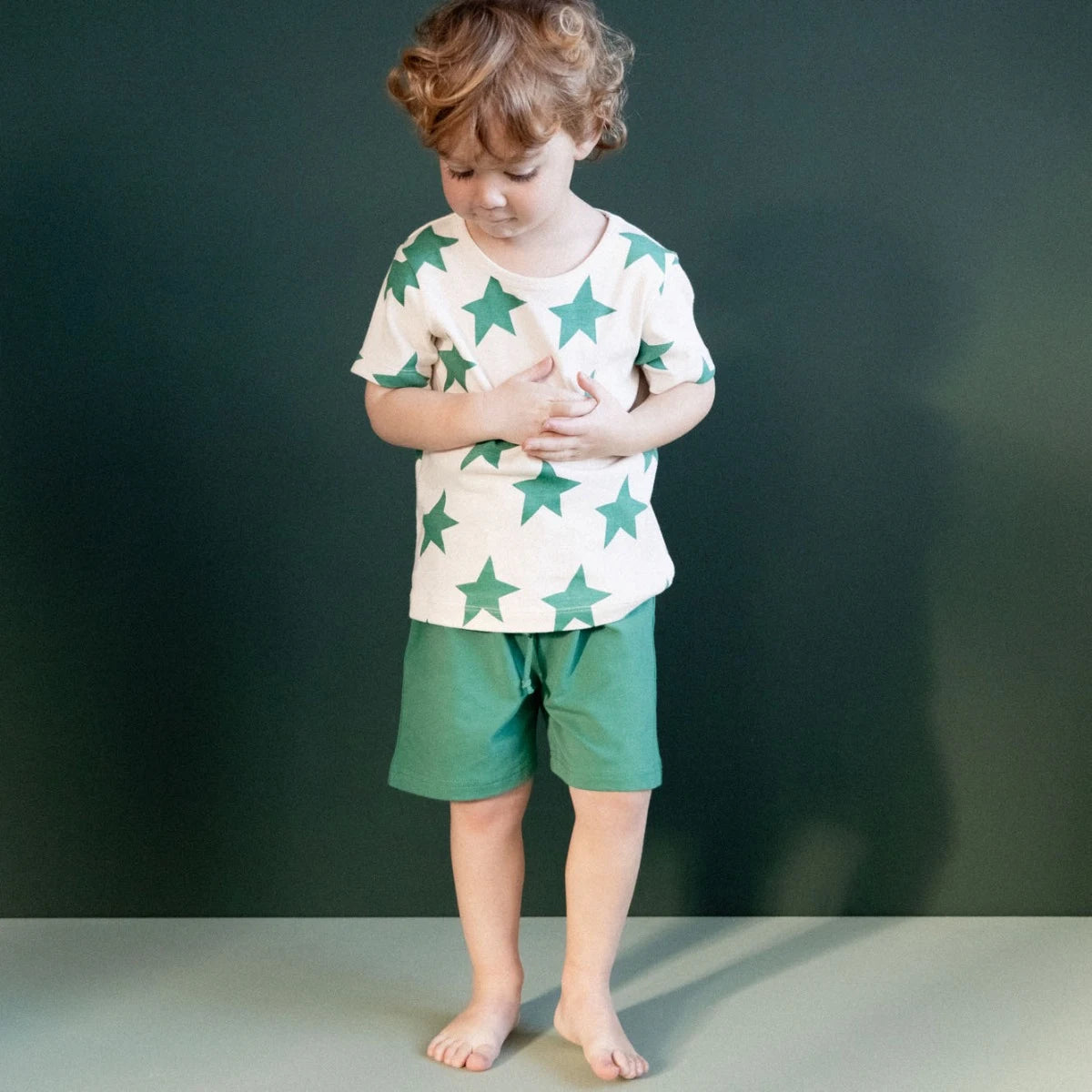 JIMMY SHORTS. Peppermint | Nature Baby