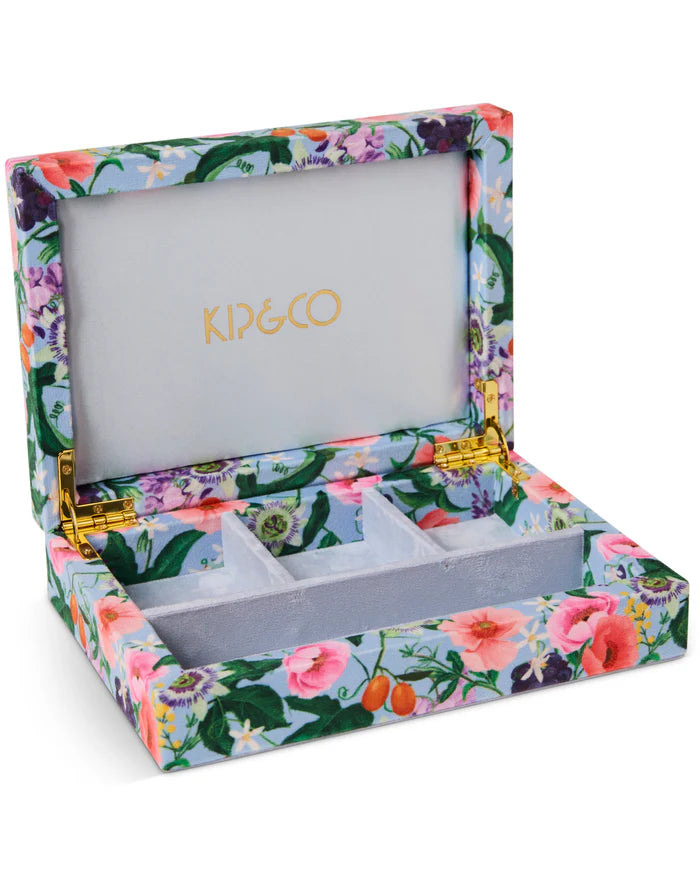 Spring In The Air Velvet Jewellery Box - Small | Kip & Co