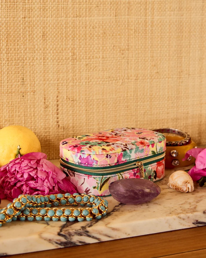 Alfresco Travel Velvet Jewellery Box | Kip & Co