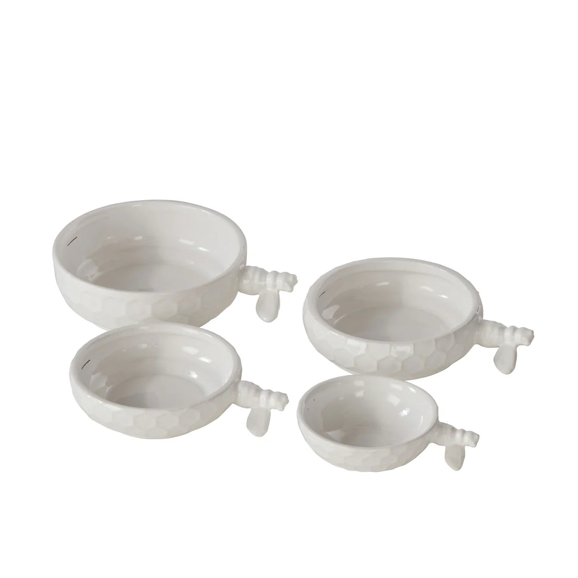 Wildflower & Hive Measuring Cups White | Davis & Waddell