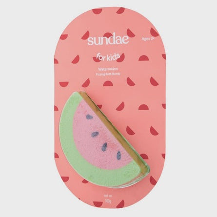 Watermelon - Fizzing Bath Bomb For Kids | Sundae