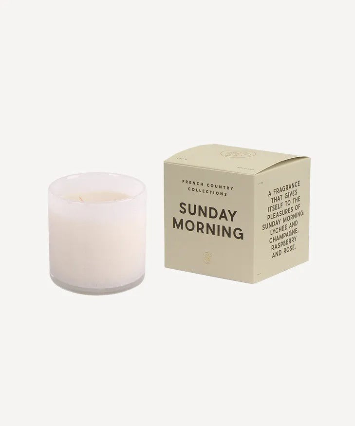 Sunday Morning Glass Candle | French Country