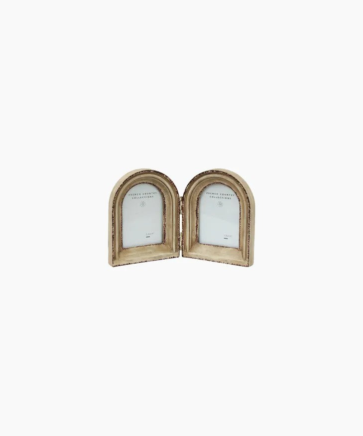 Beech Double Arch Photo Frame 2.5x3.5 | French Country