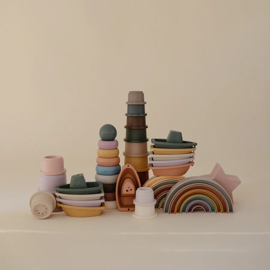 Stacking Ring Tower - Rustic | Mushie