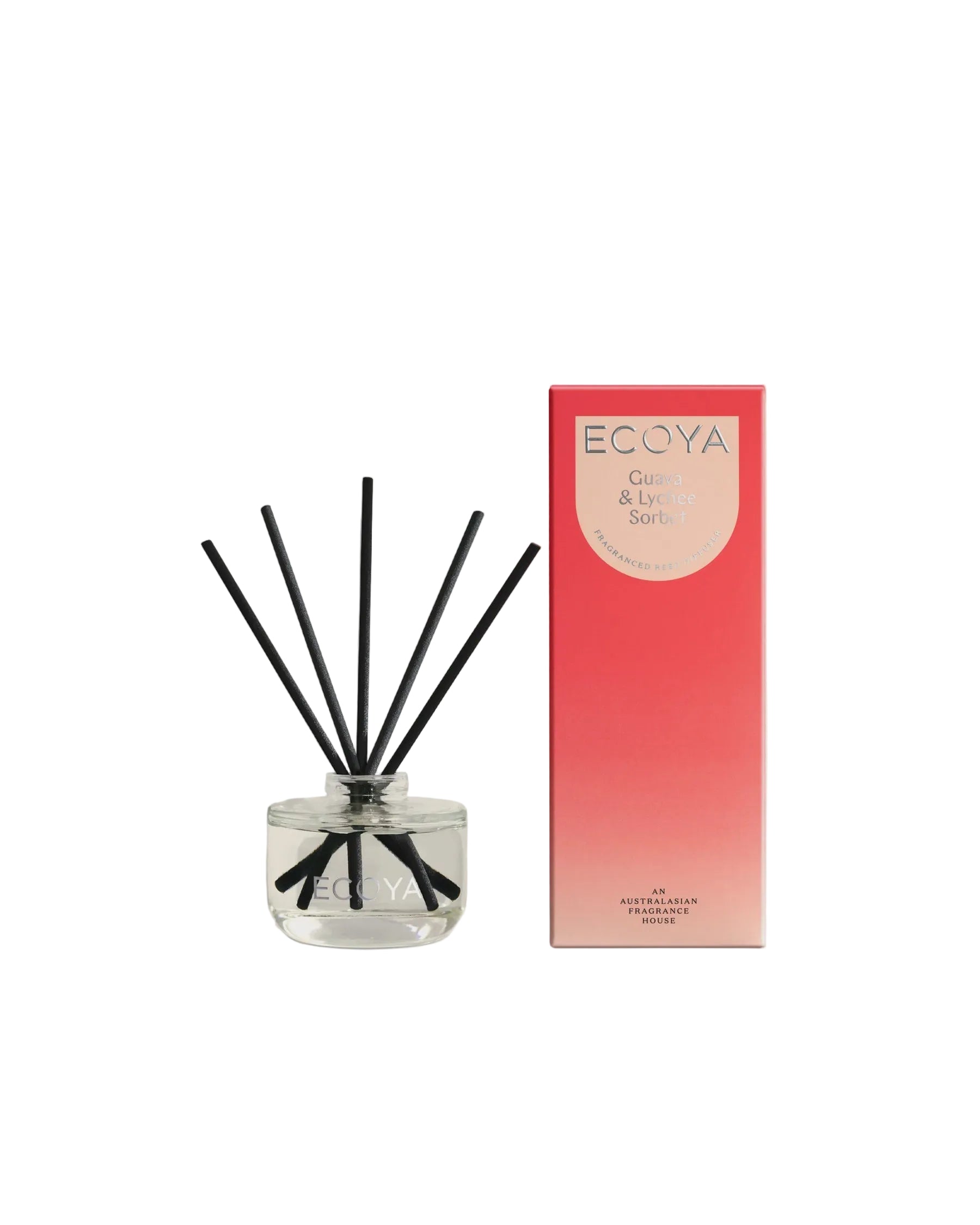 Guava & Lychee Sorbet Mini Diffuser | Ecoya