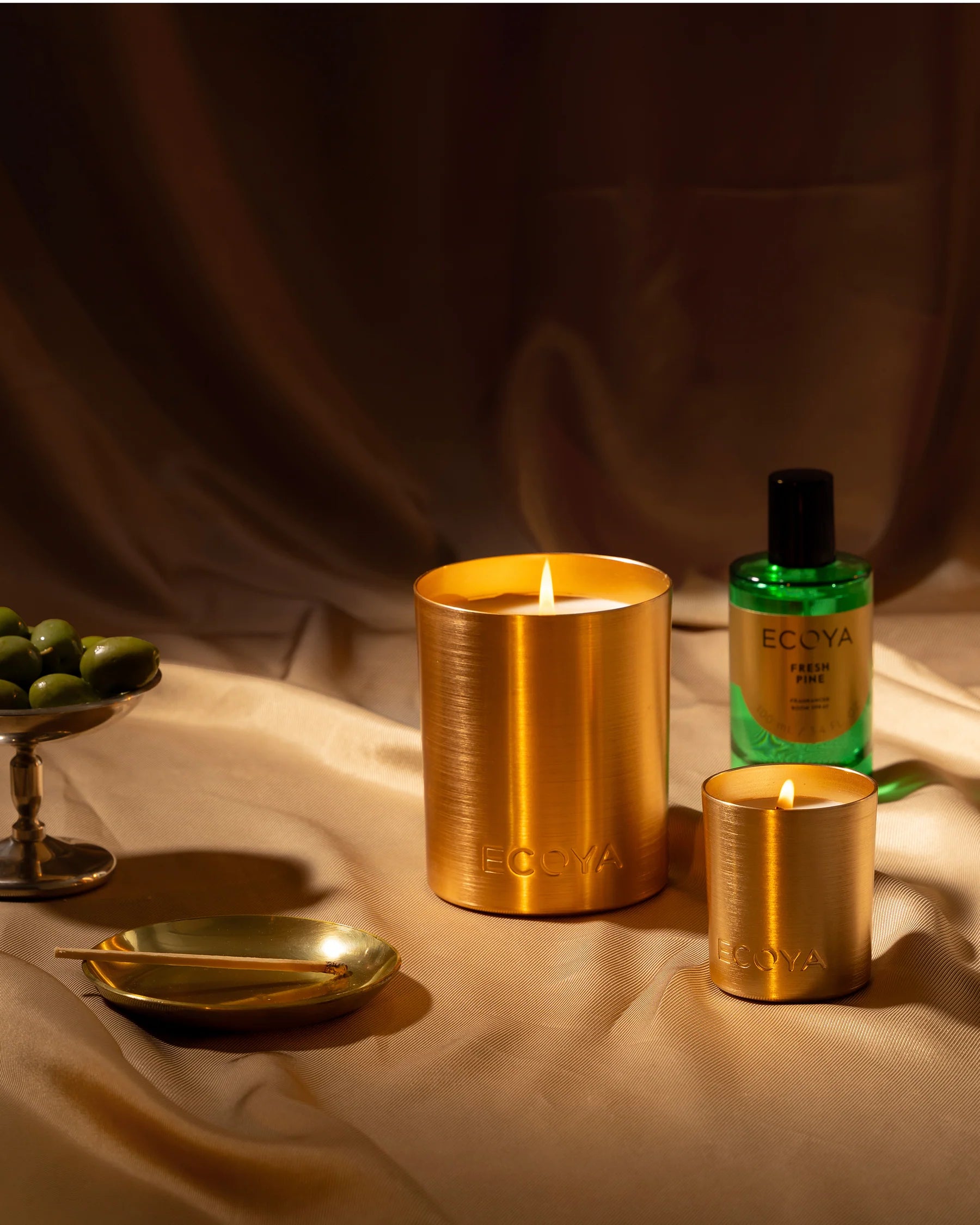 Holiday: Fresh Pine Mini Goldie Candle | Ecoya