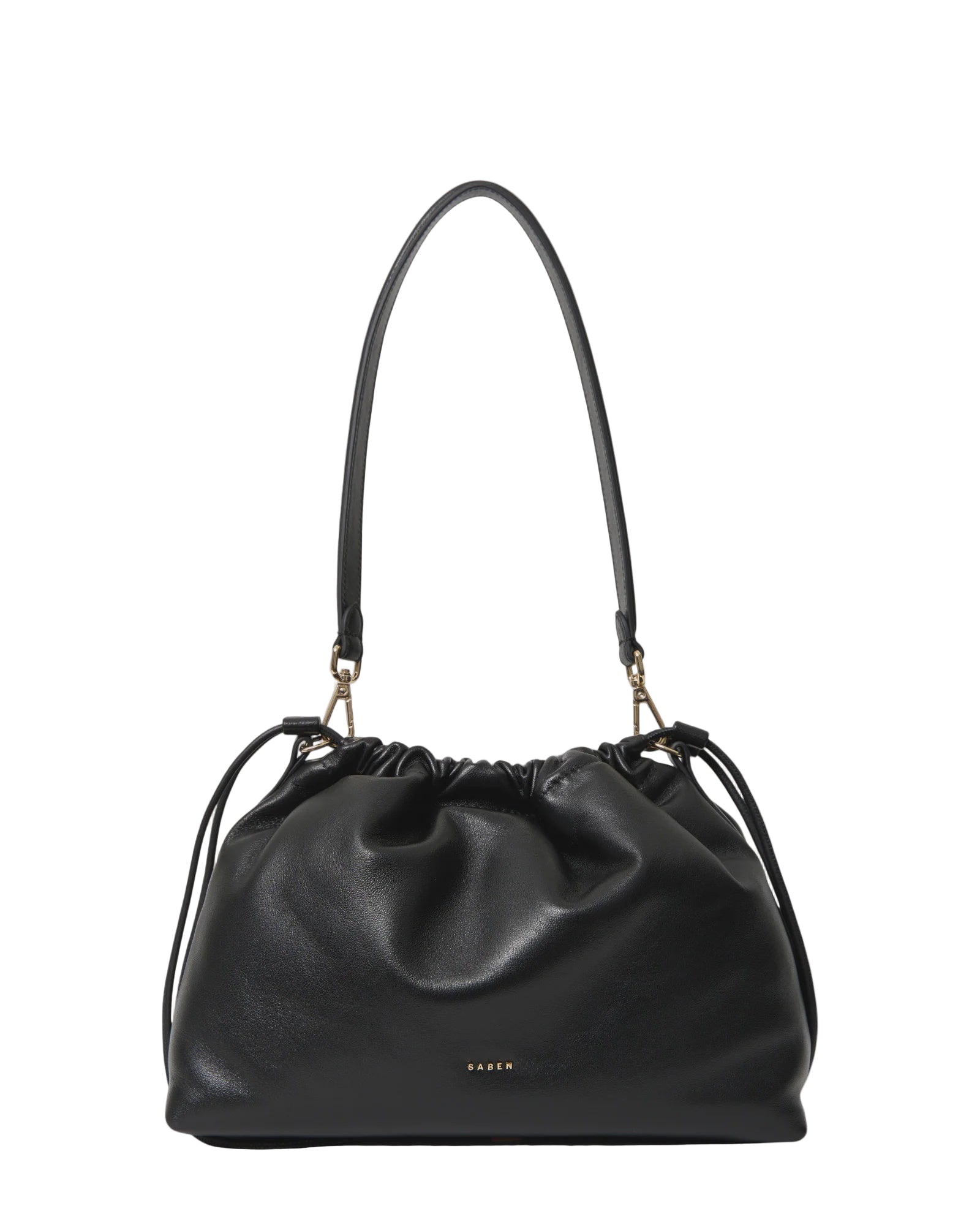 Ellis Shoulder Bag Black Softie | Saben
