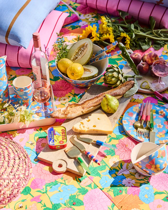 Follow The Sun Yellow Picnic Mat | Kip & Co