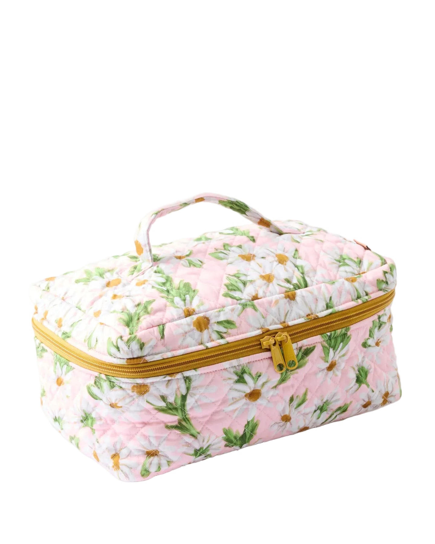 Sweet Daisy Quilted Cotton Toiletry Case | Kip & Co