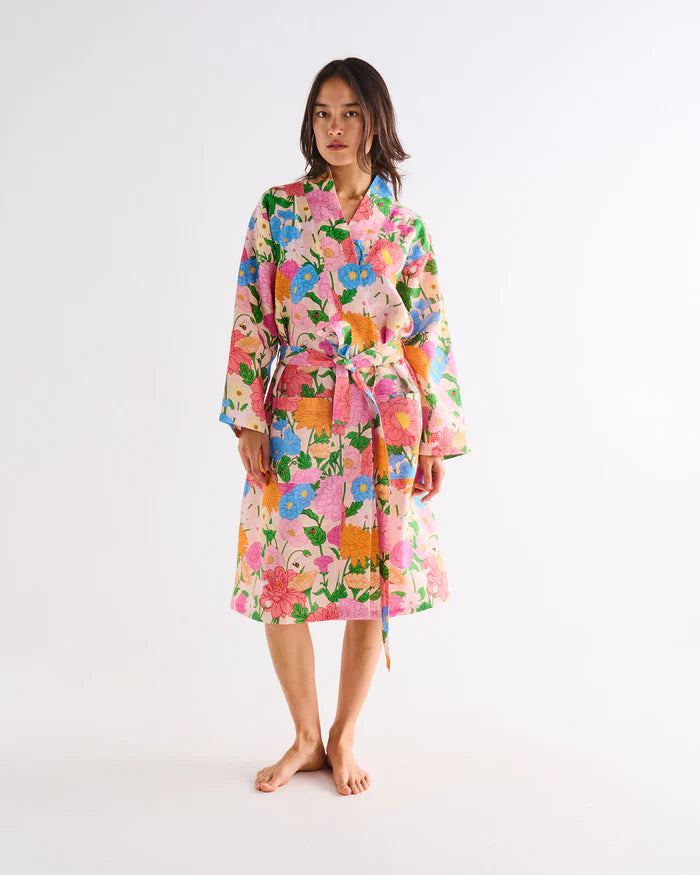 Follow The Sun Linen Robe | Kip & Co