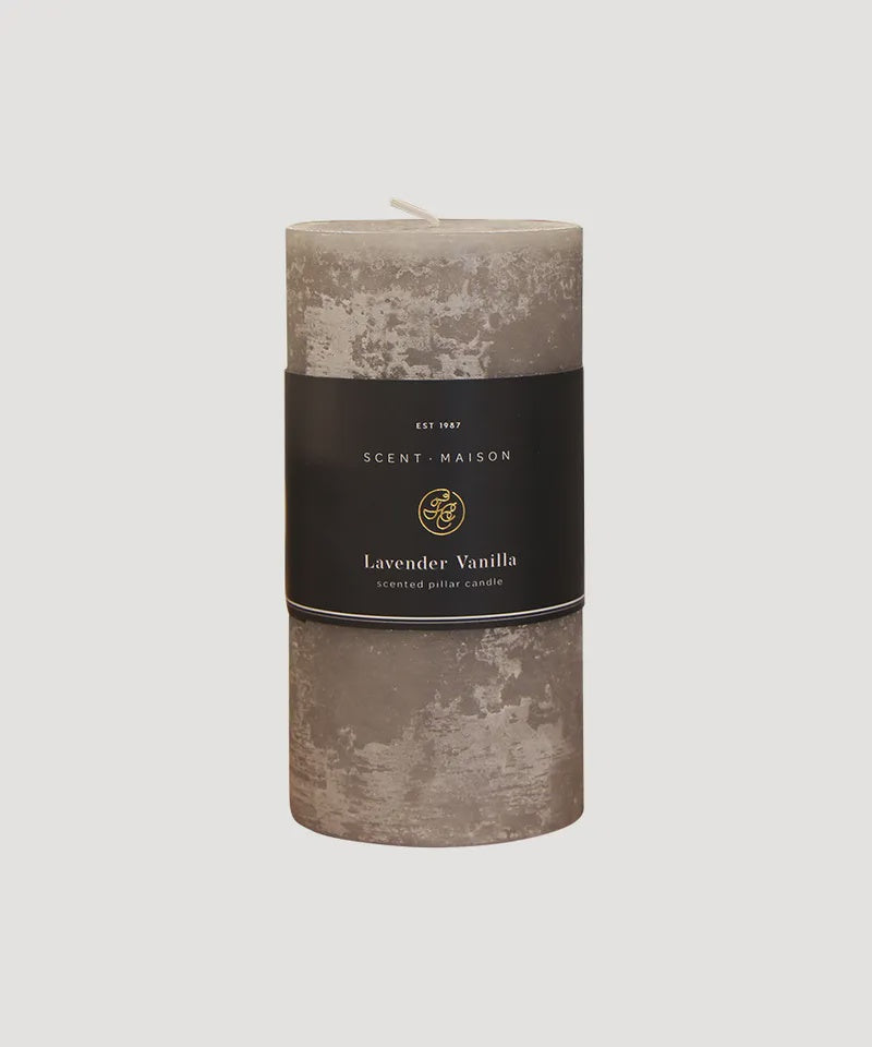 Maison Pillar Candle - Lavender Vanilla  | French Country