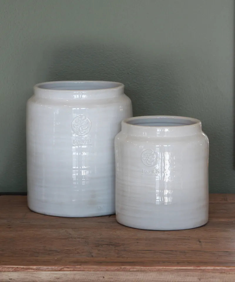 Franco Rustic White Utensil Holder Small | French Country