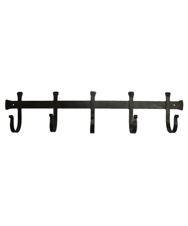Chunky Iron 5 Hook Brush Black | French Country
