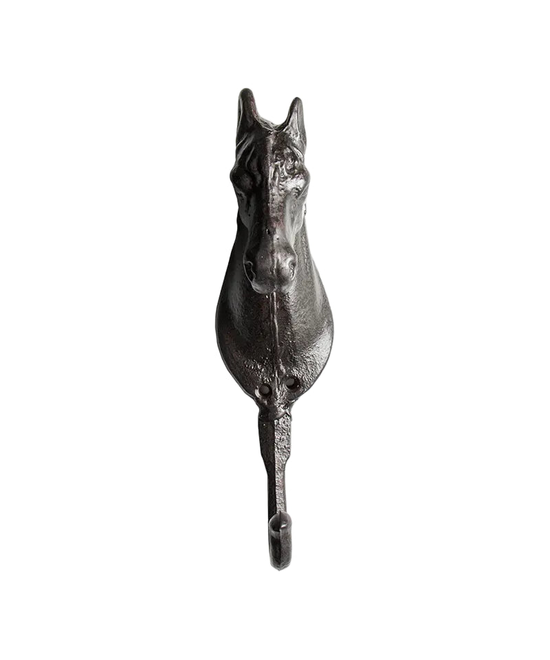 Harriet Horse Iron Hook | French Country
