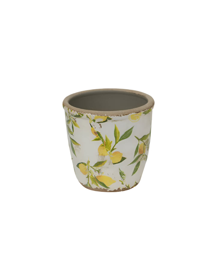 Botanical Lemon Pot Small | French Country