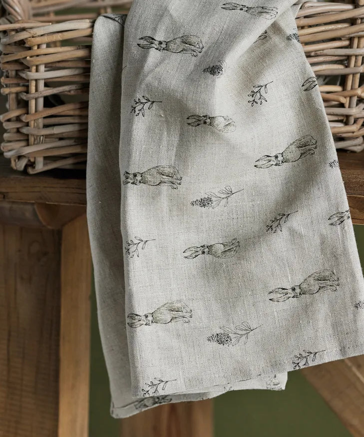 Harold Petite Linen Tea Towel |French Country