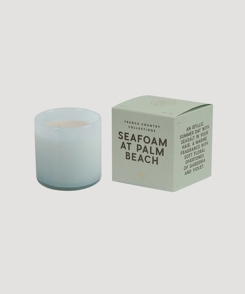 Seafoam at Palm Beach Glass Candle | French Country