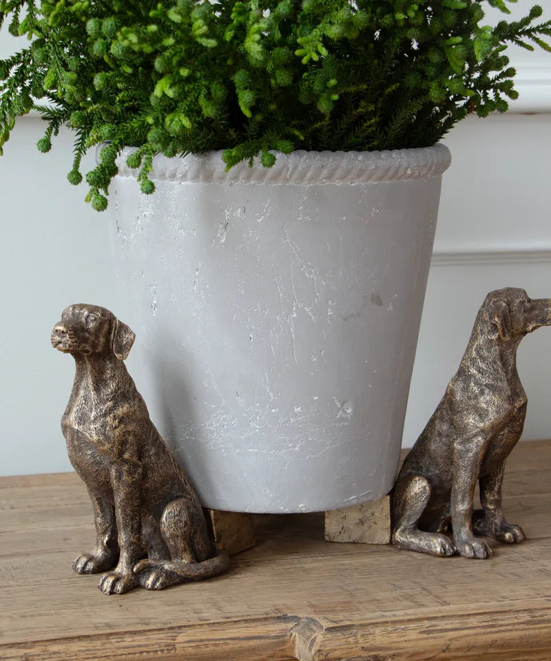 Ralph Dog Pot Stand - Large (3PC) | French Country