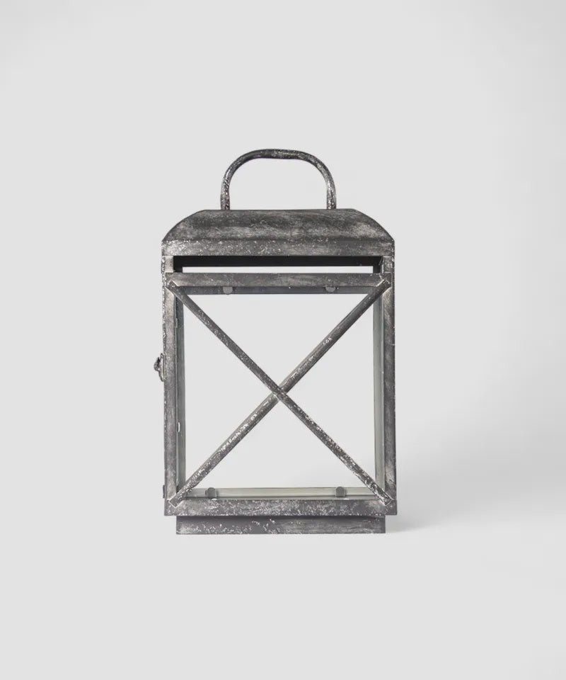Jardin Lantern - Aged Grey - Small | French Country
