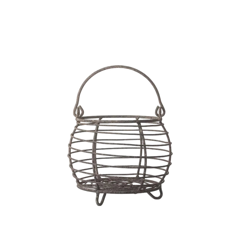 Wire Round Egg Basket | French Country