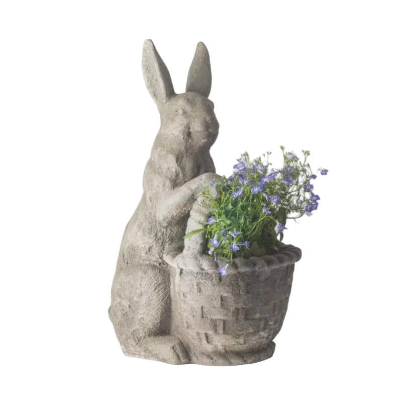 Hanna Rabbit with Basket | French Country