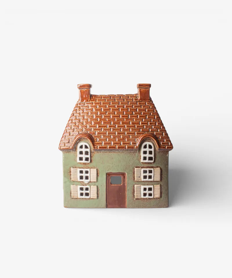 Cotswold Tea Light Cottage Seagreen | French Country