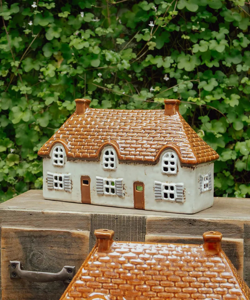 Cotswold Tea Light Cottage Ivory | French Country