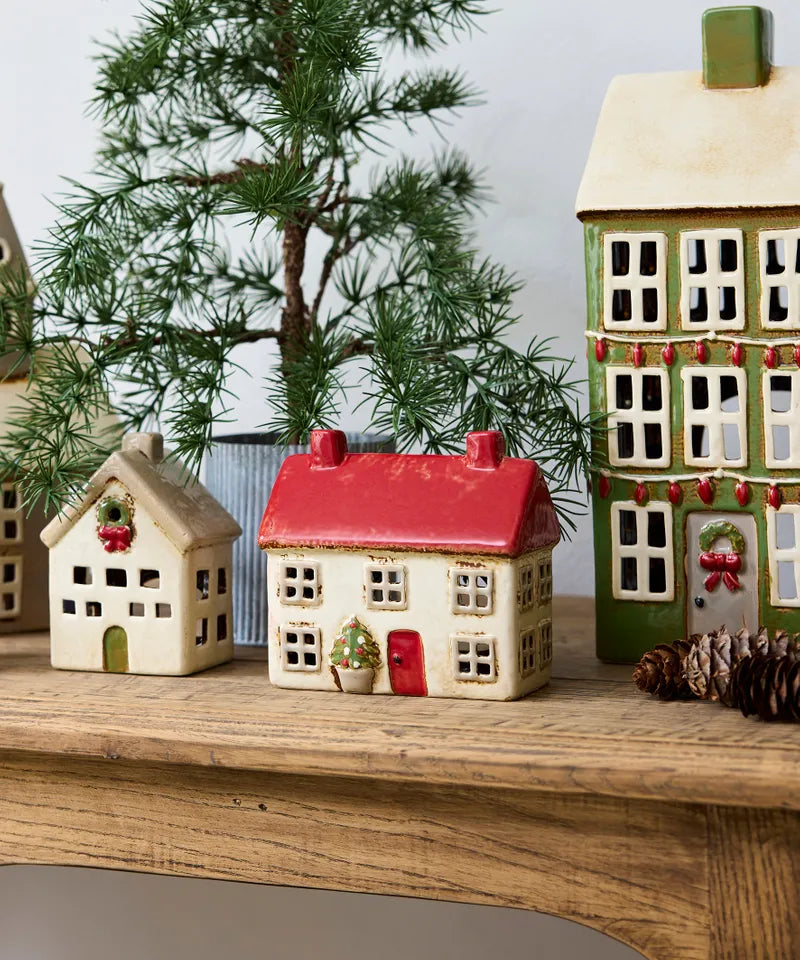 Alsace Tea Light Villa Christmas Stone | French Country