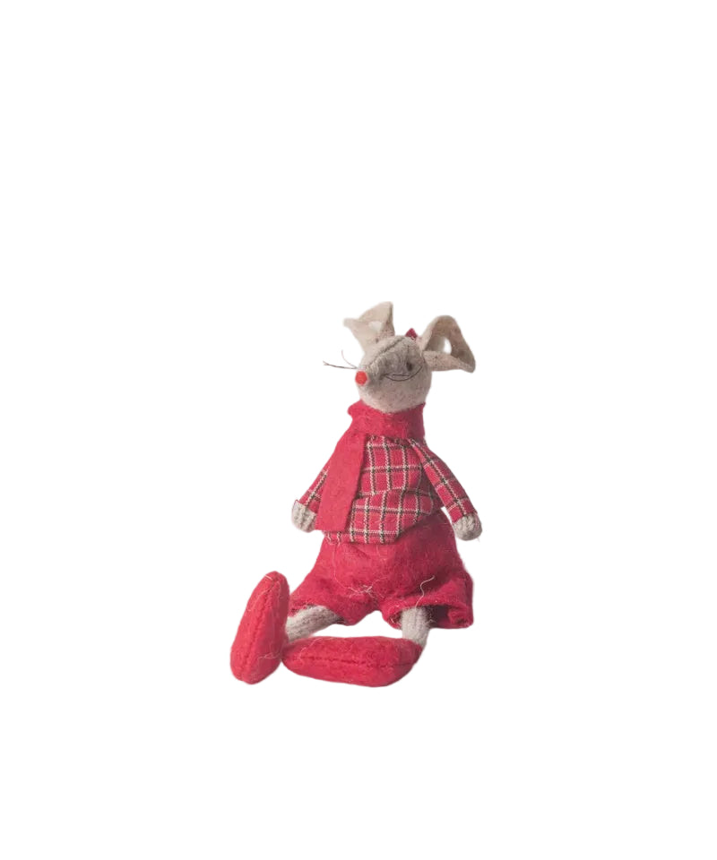 Red Harry Mouse Hanging | French Country