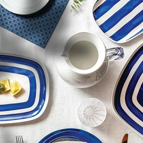 Riviera Rectangle Tray - Extra Large - Med Blue | Guzzini
