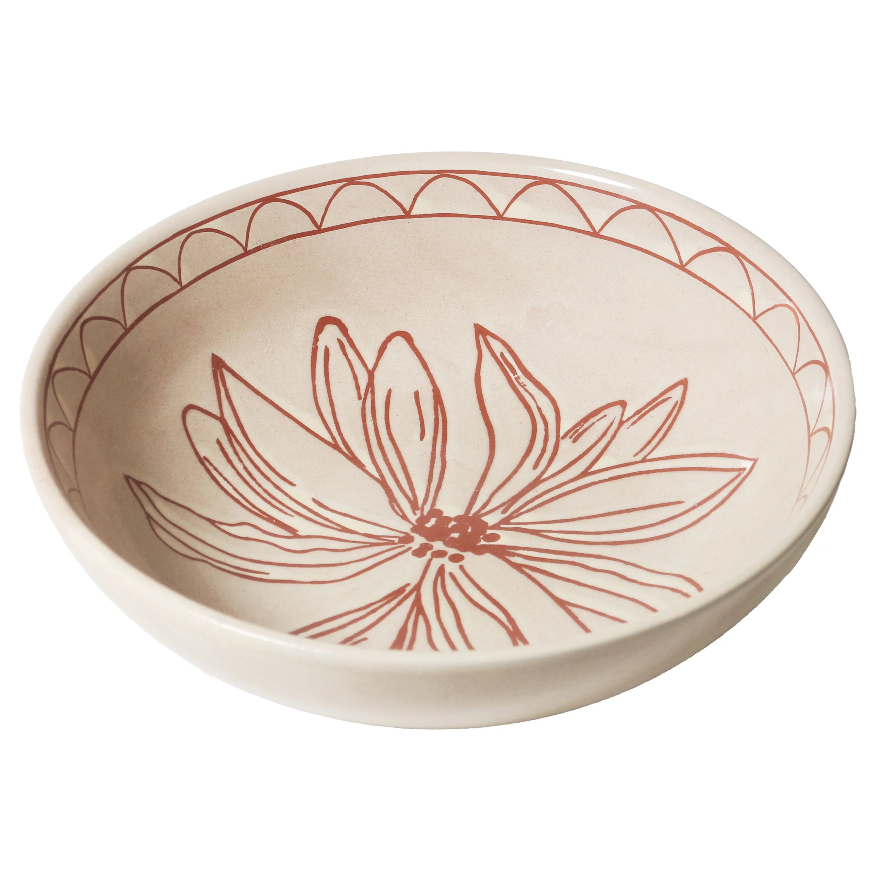 June's Daisy Bowl - Taupe | Robert Gordon