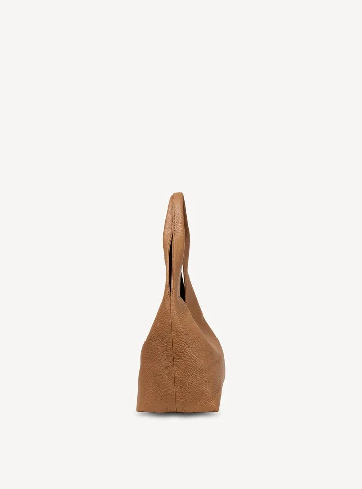 Kiki Shoulder Bag - Toffee Lightly Milled | Saben