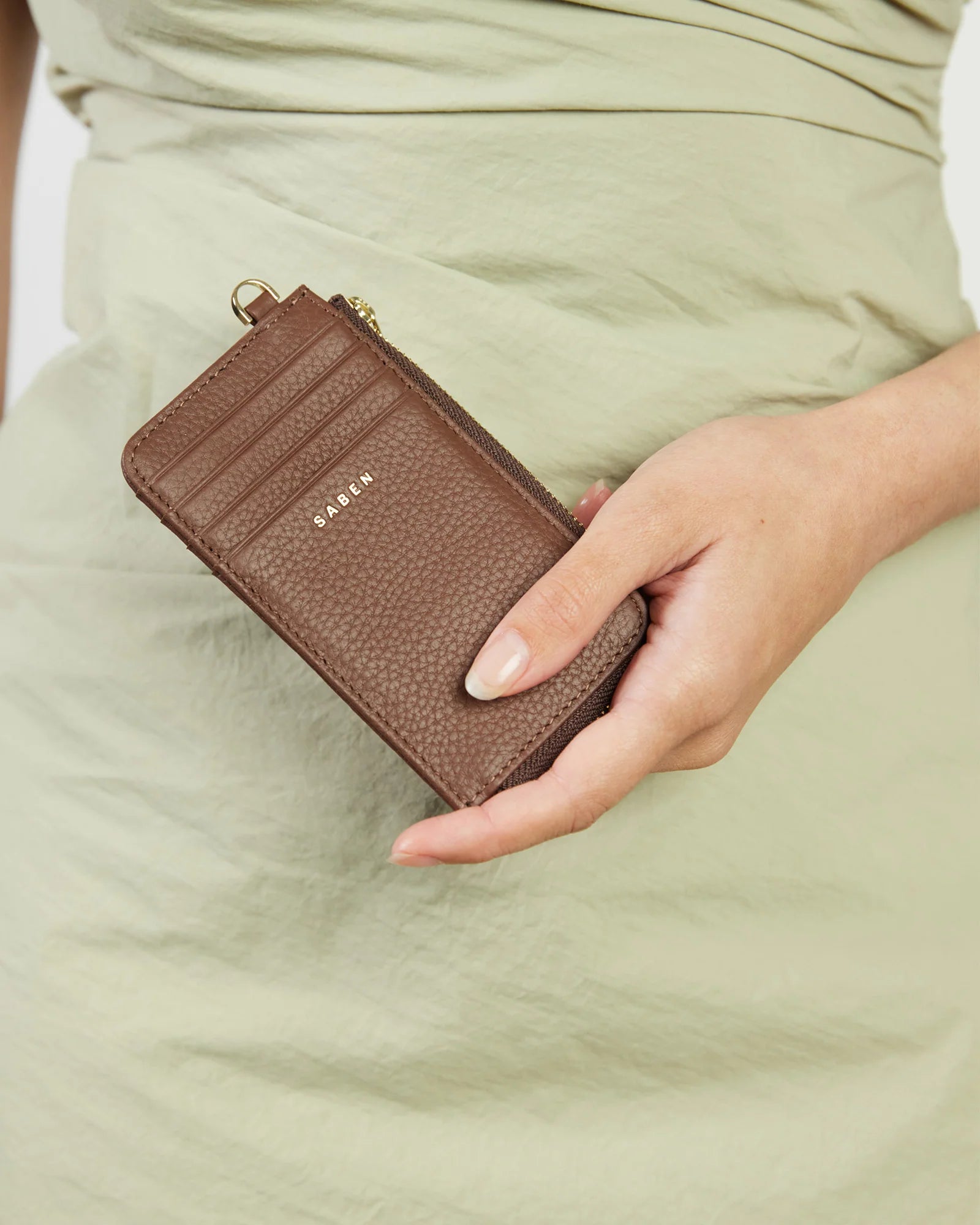 Winona Card Holder Umber | Saben