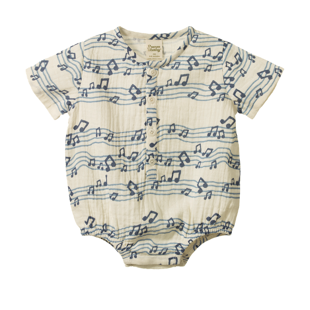 MONTY SUIT MUSLIN - Rhythm Print | Nature Baby