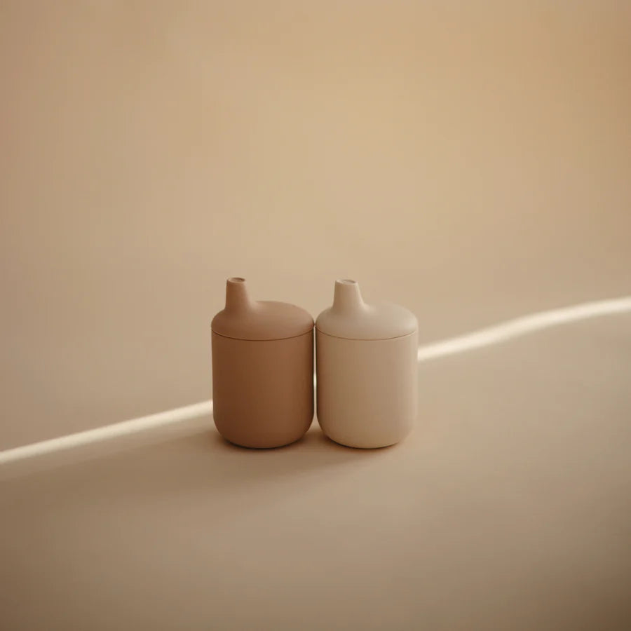 Silicone Sippy Cup - Natural | Mushie