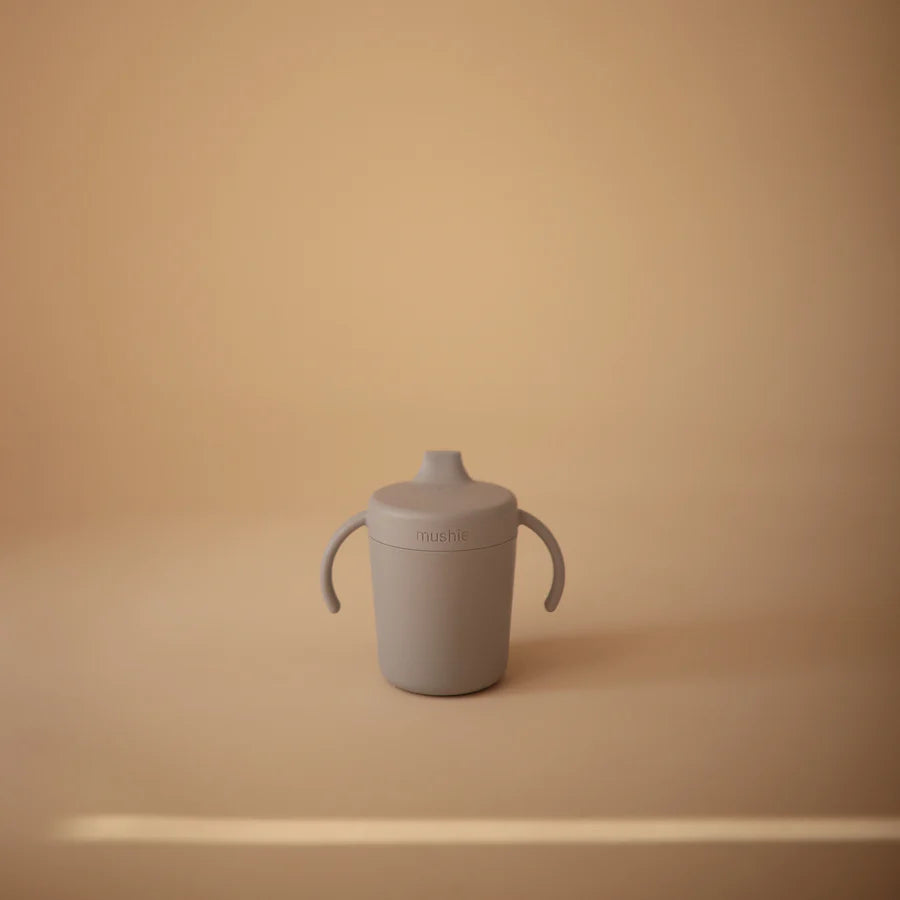 Trainer Sippy Cup with Handle - Cloud | Mushie