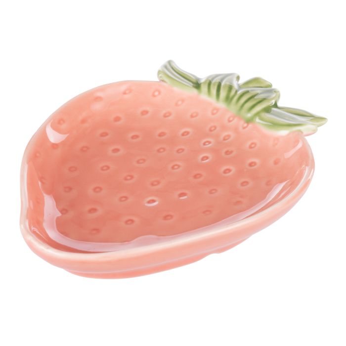Anniston Strawberry Plate - Pink | Emporium