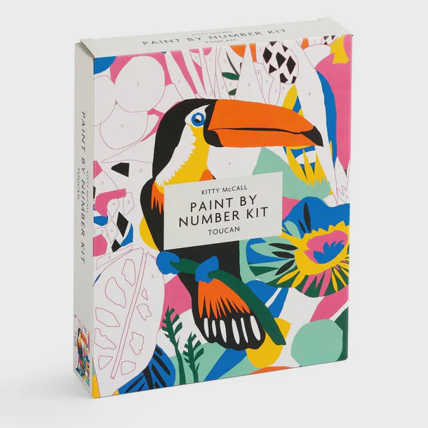 Kitty McCall Toucan Paint By  Number Kit | Galison