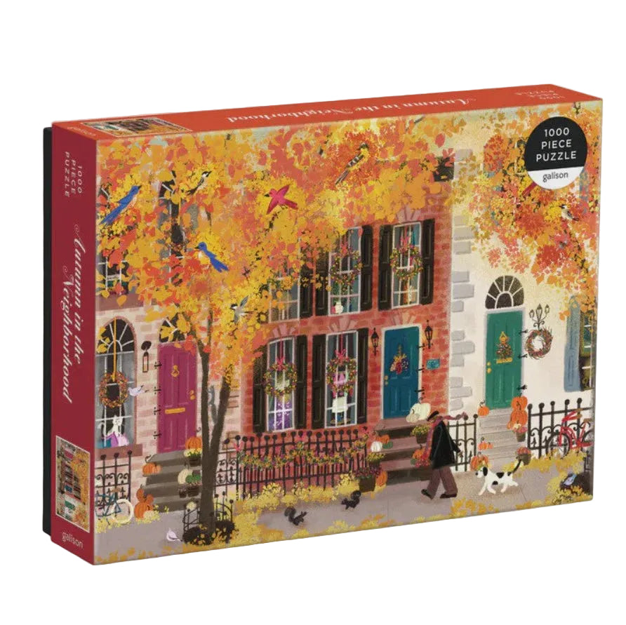 Autumn in the Neighborhood 1000 PC Puzzle | Joy Laforme